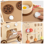 Montessori kitchen trolley