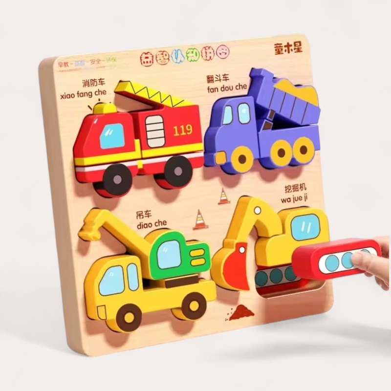 Montessori wooden puzzles