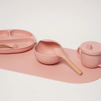 Montessori silicone tableware set for babies