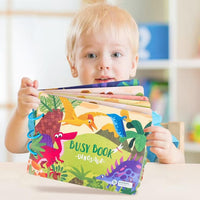 Montessori activity book with stickers