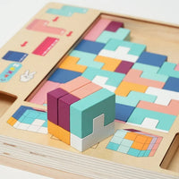 Wooden Montessori Tetris