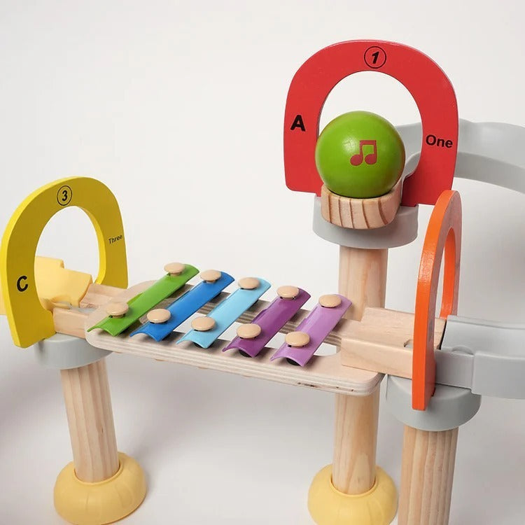 Montessori musical marble run