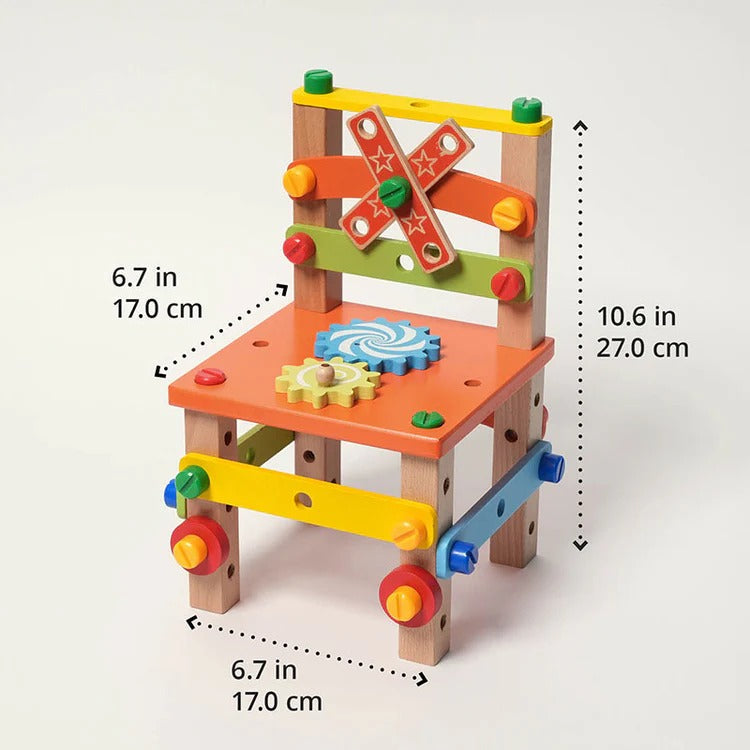 A fun Montessori chair to build yourself
