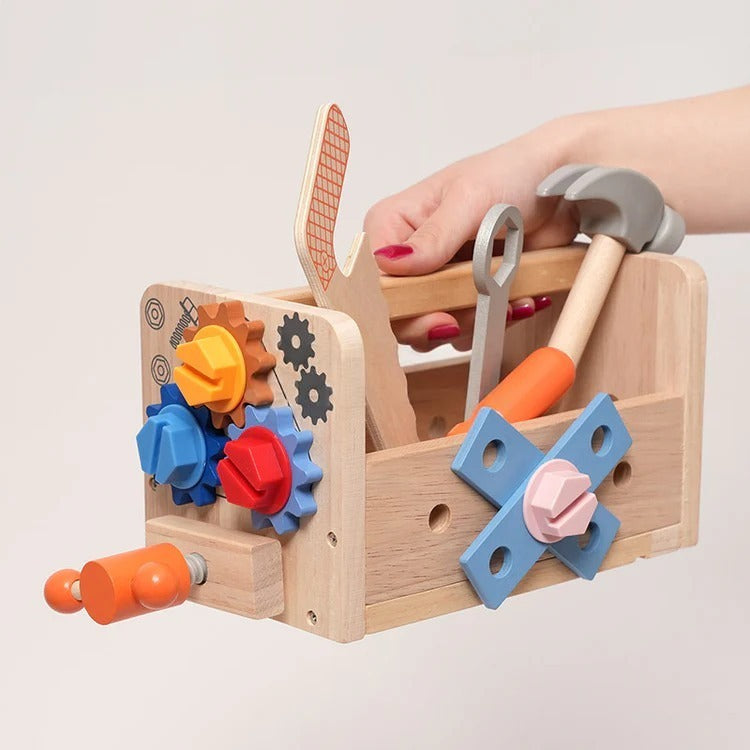 Montessori workshop made of wood