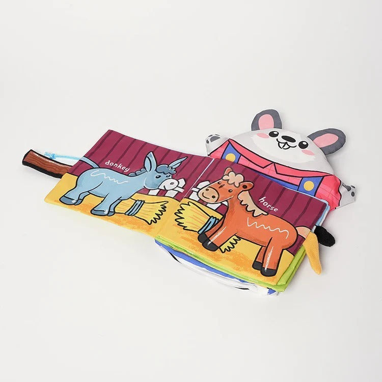 Montessori cloth book for babies