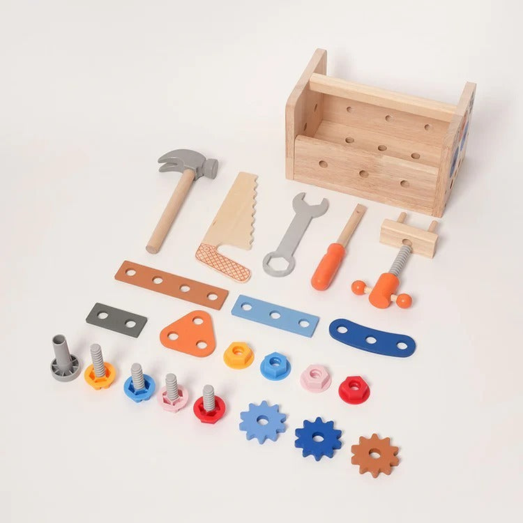 Montessori workshop made of wood