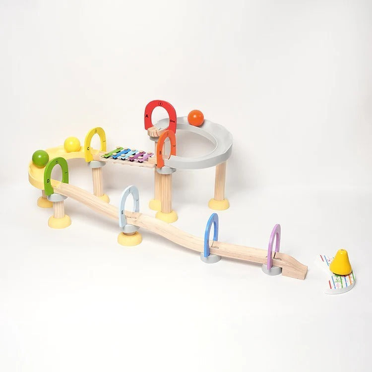 Montessori musical marble run