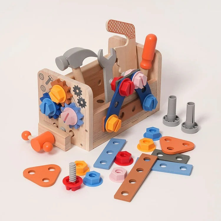 Montessori workshop made of wood