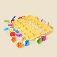 Montessori eggs in geometric shapes