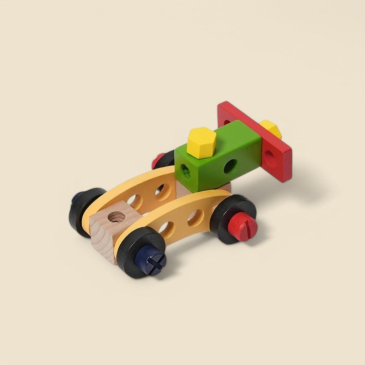 Montessori wooden toolbox