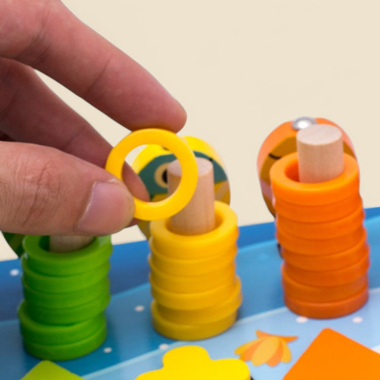 Montessori game: Fishing and Shaping