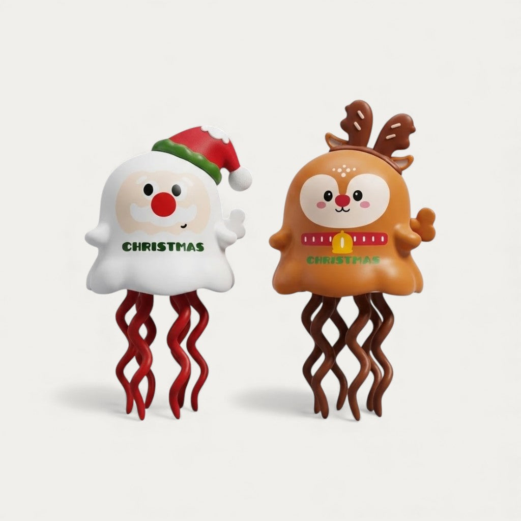 Montessori toy: Christmas figures with tentacles