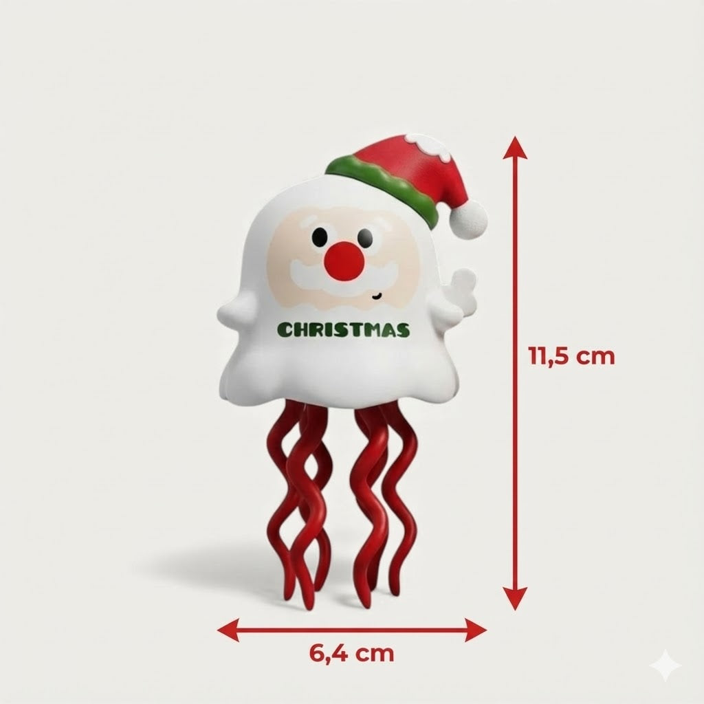 Montessori toy: Christmas figures with tentacles