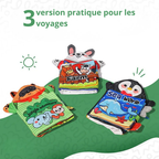 Montessori cloth book for babies